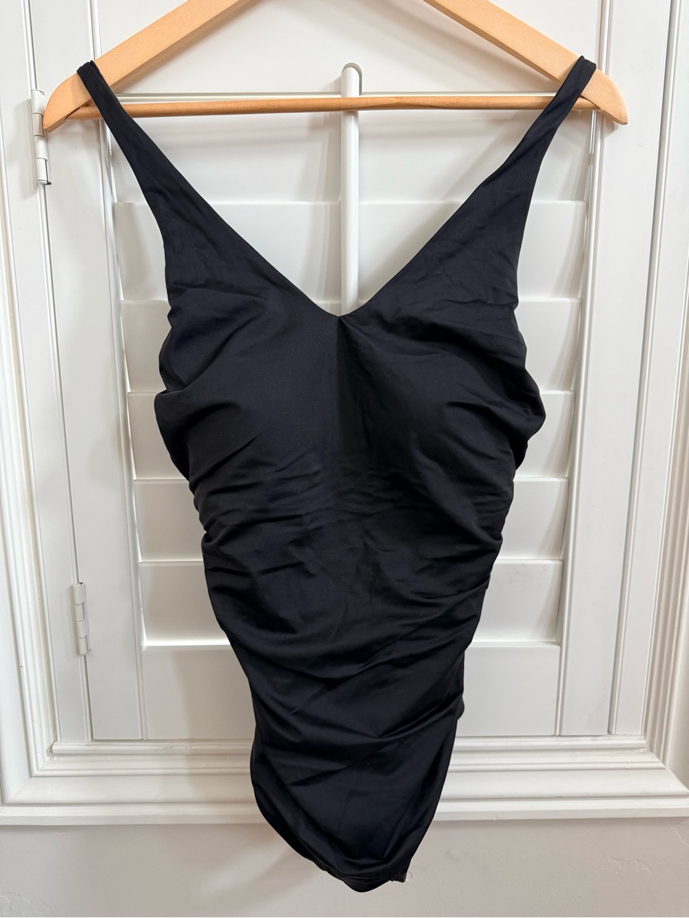 Black One-Piece Swimsuit - Size Medium